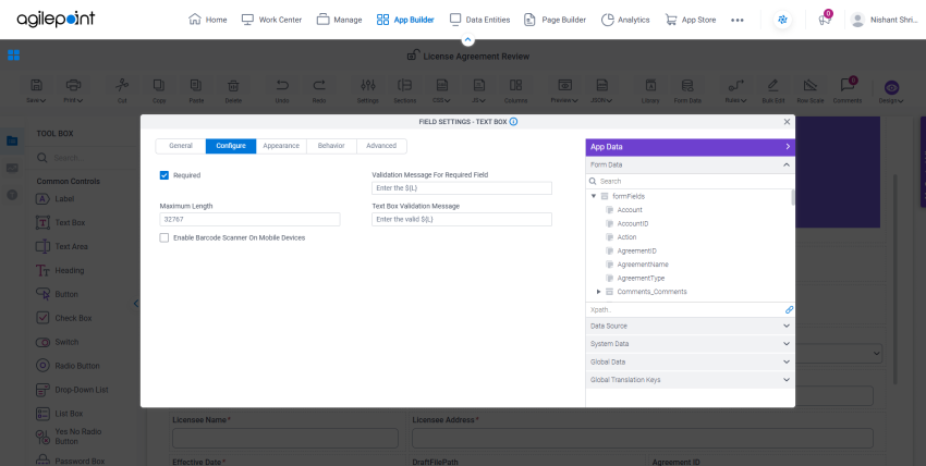 Form Configuration Dialogs Just Got Bigger! – AgilePoint NX Unleashed